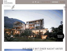Tablet Screenshot of designhotel-panorama.com